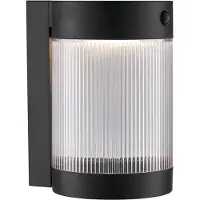 Nordlux Coupar buitenwandlamp op zonne-energie, zwart, kunststof, IP44, zwart, Kunststof, solar buitenlamp