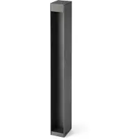 Faro Sokkellamp buiten Cerler, alu / grijs / zink, Aluminium, Modern, LED buitenlamp