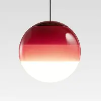 Marset Design hanglamp Dipping Light, dimbaar, rood, Woon-/ Eetkamer, Glas, Design, hanglamp