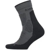 Icebreaker - Women's Merino Hike+ Heavy Crew - Wandelsokken 38-40, zwart/grijs