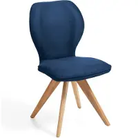 NIEHOFF SITZMÖBEL Niehoff zitmeubelen Colorado Trend-Line design stoel wild eiken/polyester - 180° draaibaar