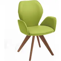 NIEHOFF SITZMÖBEL Colorado Trend-Line design fauteuil wild walnoot/leder -draaibaar