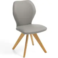 NIEHOFF SITZMÖBEL Colorado Trend-Line design stoel eiken frame - leer - 180° draaibaar