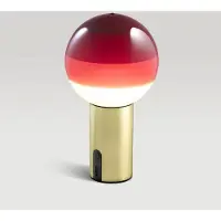 Marset Design tafellamp Dipping Light, dimbaar, rood, Woon-/ Eetkamer, Glas, Design, tafellamp