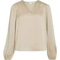 Vila Blouse 'VIEllette' greige