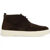 Manfield Bruine suède veterboots | Maat 47