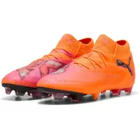 Puma Voetbalschoen 'Future 8 Ultimate' grijs / oranje / pink / zwart
