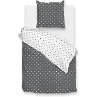 Zohome Zo Home Dekbedovertrek Katoen Punta di Cotone - pewter grey 140x200/220cm