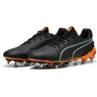 Puma Voetbalschoen 'King Ultimate' oranje / zwart / zilver