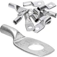 Kalitec 10 stuks HR1-6 standaard buiskabelschoenen 1,0-1,5 mm² M6 I zonder kijkgat I Made in Germany