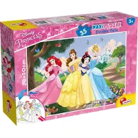 Lisciani - Disney Princess - Double face - Puzzel Maxifloor - 35 stukjes