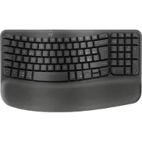 Logitech 920-012293, Volledige grootte (100%), Draadloos, RF draadloos + Bluetooth, Membraantoetsen, QWERTY-indeling, Grafietkleur