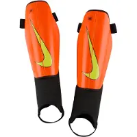 Nike Charge Scheenbeschermers Oranje Neongeel Zwart