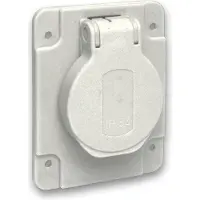 Schneider Electric Stopcontacten, PKS61G Inbouwcontactdoos IP54, IK08 Grijs