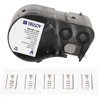 Brady M5-250-1-342 tape krimpkous zwart op wit 11,15 mm x 25,78 mm (origineel)