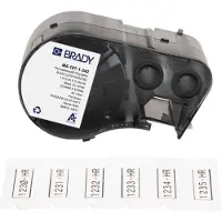 Brady M5-187-1-342 tape krimpkous zwart op wit | 8,50 mm x 25,78 mm (origineel)