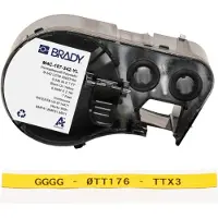 Brady M4C-187-342-YL tape krimpkous zwart op geel | 8,50 mm x 2,13 m (origineel)