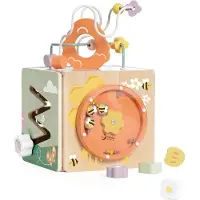 Classic World Houten 5-in-1 Zintuiglijke Educatieve Kubus - UNI