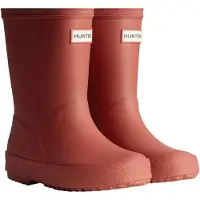 Hunter Kids First Boot Rubberen Militaire Rode Regenlaarzen