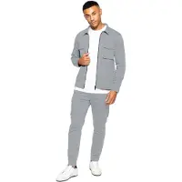 Enzo | Heren Cargo Tracksuit Set