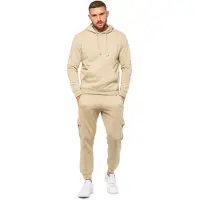 Enzo | Heren Pullover Hoodie Tracksuit Set - Stone
