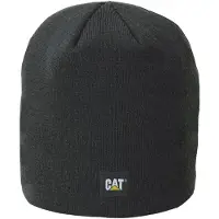 CAT Logo Gebreide Unisex Volwassenen Zwart Beanie Pet