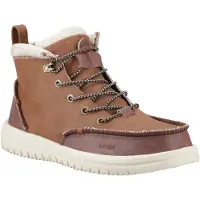 HeyDude Bradley Tumbled Classic Polyurethaan Heren Cognac/Multi Enkellaarzen