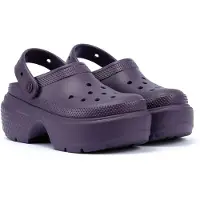 Crocs Stomp damesklompen donker Iris