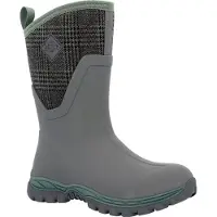 Muck Laarzen Arctic Sport II Neopreen Grijs/Plaid Wellington Laarzen