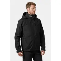 Helly Hansen Jas Men Crew Hooded Midlayer Jacket 2 Black-XL