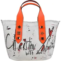 Christian Louboutin kleine draagtas Frangibus wit