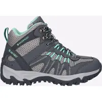 Hi-tec Jaguar Mid Dames Wandelschoenen Van Polyester In Antraciet/Grijs/Cool Grijs