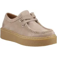 Hush puppies Bridie Suède Leren Dames Taupe Moccasins Schoenen