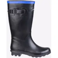 Cotswold Fairweather Rubber Kinderen Zwart/blauwe Regenlaarzen