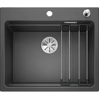 BLANCO Etagon 6 - Silgranit spoelbak, 60x51 cm, met verschuifbare rails, antraciet 524539