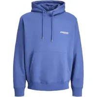 Jack & Jones Sweatshirt 'JCOUnion' enziaan / wit