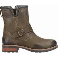 Cotswold Kinsham Leren Dames Khaki Winter Laarzen Tot Halverwege De Kuit