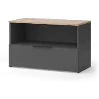 Vicco Wido Sideboard – 80 x 50 cm met 1 gesloten compartiment Antraciet/Sonoma