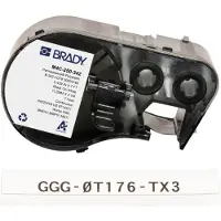 Brady M4C-250-342 tape krimpkous zwart op wit 11,15 mm x 2,13 m (origineel)