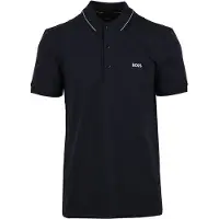 BOSS Shirt 'Paule 4' nachtblauw / wit