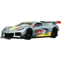 Hot Wheels Premium Car Culture Collectible Toy Car, schaal 1:64, gegoten Corvette C8 R, racedagvoertuig met echte rijdersbanden