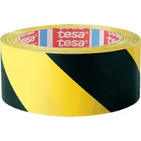 TESA 60760 markeringtape - 2 x 33 meter - geel zwart