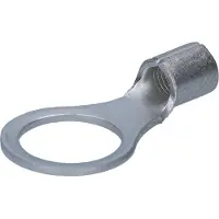 Kalitec Set van 10 Cembre S6-M10 ongeïsoleerde ringkabelschoenen voor het krimpen van 4 mm² - 6 mm² M10-bouten