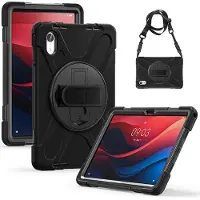 ESTUFF Lenovo TAB K11/M11 2024 AUSTIN Defender-hoes zonder ingebouwd schermprotector - Zwart