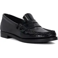 Dune London Dune Ginni Leren Zwarte Damesschoenen