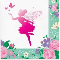 Witbaard Servetten - Floral Fairy - (16 stuks)