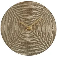 Present Time - Klok BOJANO - 20.5x2x20.5cm - Goud
