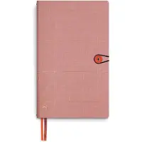 Tinne+Mia Tinne + Mia - Notitieboek with button - ginger