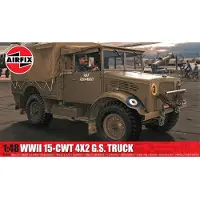 Wittmax Modelbouwpakket Auto - 03313A Bedford MW - WWII 15-cwt 4 x 2 G.S. Truck - Militaire RAF Vrachtwagen Plastic - 1:48 - Modelbouw