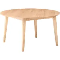 Beliani HUNTLEY - Eettafel - Lichtbruin - 140 cm - MDF